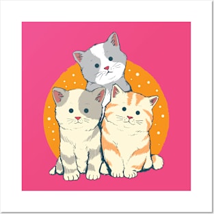 cute cat for cat lover Posters and Art